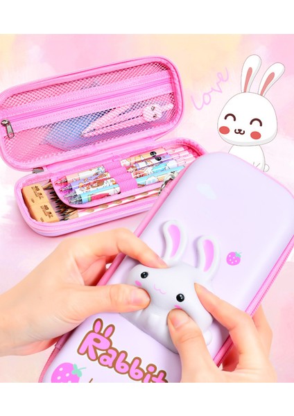 3D Dekompresyon Kalem Kutusu Kore Yaratıcı Çok Fonksiyonlu Büyük Kapasiteli Kalem Kutusu Anaokulu Karikatür Sevimli Evcil Hayvan Kalem Kutusu (Yurt Dışından) fiyatları