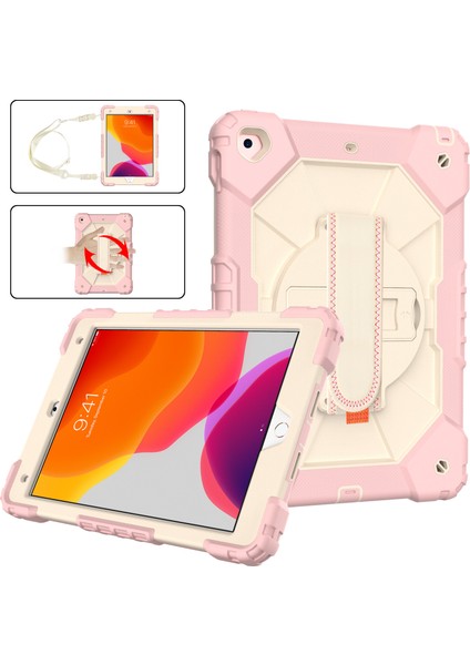 Apple Tablet Ipad9 Kılıfı 2020 8th Için 10,2 Inç Silikon Pc Her Şey Dahil (Yurt Dışından)