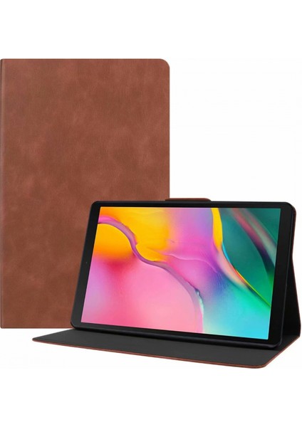 Galaxy Tab A 10.1 Kılıfı Için 2019 Model T510 T515, 10.1" Galaxy Tab A Tablet Için Ince Hafif Stand Kılıfı SM-T510 SM-T515 - Kahverengi (Yurt Dışından)