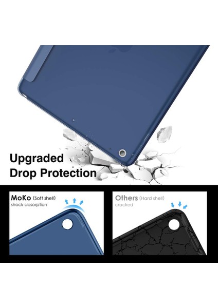 Wekity iPad 10.2 iPad 7. Nesil 2019 Kılıfı Yumuşak Mat Arka Ince Kılıf, Standlı, Otomatik Uyandırma/uyku (Yurt Dışından) fırsatları