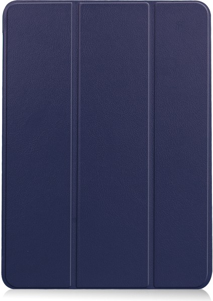 iPad Air 4. Nesil 10.9 2020" Için, iPad Air 4 Kapağı, Otomatik Uyandırma/uyku Özelliğine Sahip Ince Stand Kapağı - Koyu Mavi (Yurt Dışından)