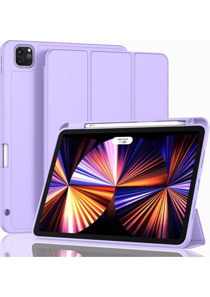 Yeni iPad Pro 11 Inç Kapak 2021(3. NESIL)/2020(2. Nesil) Kalem Tutuculu, Akıllı iPad Kılıfı [touch Id ve Otomatik Uyandırma/uyku Desteği] (Yurt Dışından)