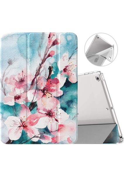 Wekity iPad 10.2 iPad 8. Nesil 2020 Kılıfı Yumuşak Mat Arka Ince Kılıf, Standlı, Otomatik Uyandırma/uyku (Yurt Dışından)