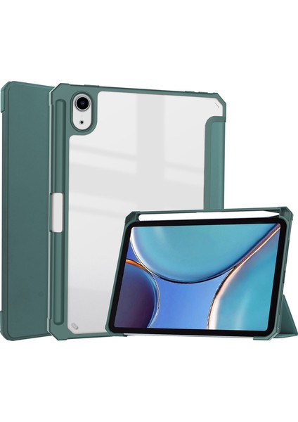 ipad Pro 11 Inç Için Wekity Ince Kılıf - [yerleşik Kalem Tutucu] Şeffaf Arkalı Darbeye Dayanıklı Kılıf (Yurt Dışından)