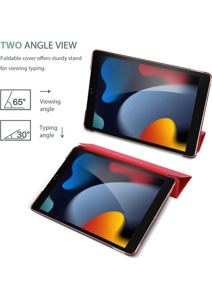 Procase iPad 10.2 Kapak iPad 9. Nesil Kapak, Ince Stand Sert Arka Koruyucu iPad 10.2 Inç Için Akıllı Kapak (Yurt Dışından)