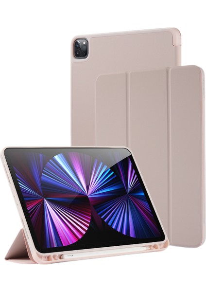 IPAD2017/18(9,7 Inç) ile Uyumlu Kılıf, Akıllı Kapak Otomatik Uyandırma/uyku (Pembe) (Yurt Dışından)