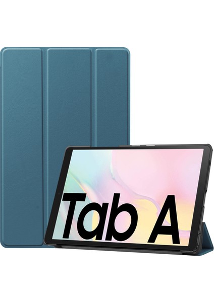 Samsung Tab A7 Kılıf 10.5" (SM-T500 T505), 10.5" Samsung Tab A7 Tablet 2020 Için Koruyucu Standlı Kılıf Sert Kabuk Kılıf Koyu Yeşil (Yurt Dışından)