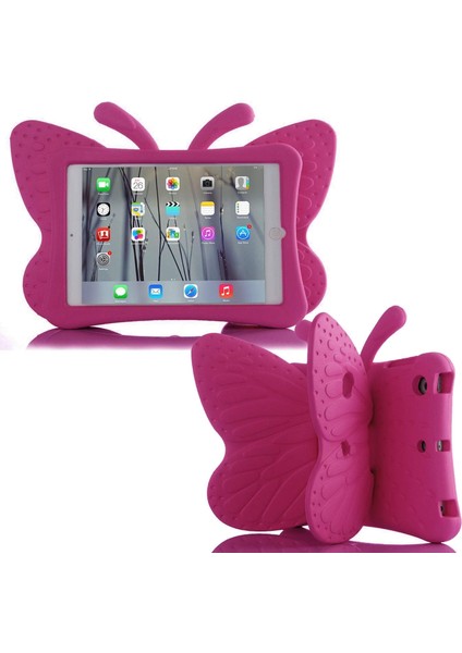 Ipad2/3/4 Çocuk Kılıfı Ipad2/3/4 Çocuklar Için 3D Sevimli Kelebek Kılıf Hafif Eva Stand Darbeye Dayanıklı Sağlam Ağır Hizmet Çocuk Dostu Kız Için iPad Kapağı Ipad2/3/4 (Gül) (Yurt Dışından)