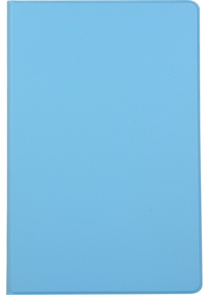 Samsung Galaxy Tab S7 T870 Düz Deri Kılıf T875 Tpu Yumuşak Kabuk Darbeye Dayanıklı S7 Kılıf Mavi (Yurt Dışından)