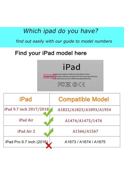 iPad Kılıfı Fit 2018/2017 iPad 9.7 6./5. Nesil - 360 Derece Dönen Otomatik Uyandırma/uyku Özellikli iPad Hava Kılıfı Kapağı, Apple iPad 9.7 Inç 2018/2017 (Donanma) ile Uyumlu (Yurt Dışından)