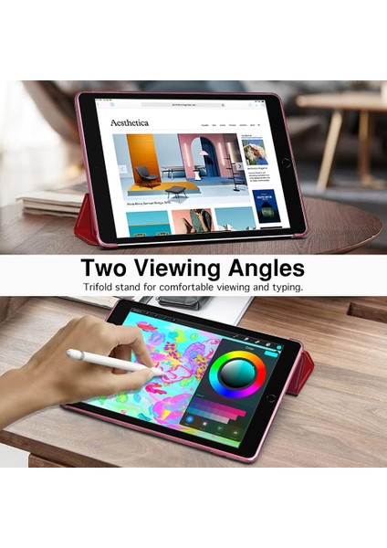 Wekity iPad 10.2 iPad 9. Nesil 2021 Kılıfı Yumuşak Mat Arkalı Ince Kılıf, Standlı, Otomatik Uyandırma/uyku (Yurt Dışından) fırsatları