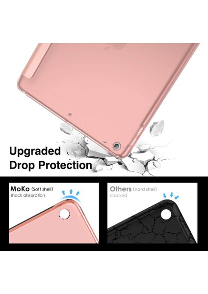 Wekity iPad 10.2 iPad 8. Nesil 2020 Kılıfı Yumuşak Mat Arka Ince Kılıf, Standlı, Otomatik Uyandırma/uyku (Yurt Dışından) modelleri