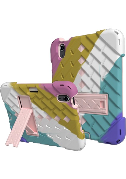 ipad Mini 6 Için Uygun, Elmas Desenli, Kalem Yuvalı, Omuz Askılı, Üç Dayanıklı Silikon Düşmeyi Önleyici Tablet Kılıfı Rengi (Yurt Dışından)