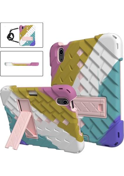 ipad Mini 6 Için Uygun, Elmas Desenli, Kalem Yuvalı, Omuz Askılı, Üç Dayanıklı Silikon Düşmeyi Önleyici Tablet Kılıfı Rengi (Yurt Dışından) fırsatları