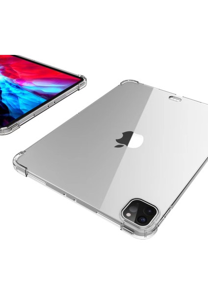 iPad Pro 12.9 Inç Kılıf 2021 (5. Nesil) Şeffaf Şok Emici Esnek Tpu Koruyucu Kapak Şeffaf Ince iPad Pro 12.9 2021/2020 Için Kalemle Uyumlu (Yurt Dışından)