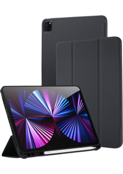 IPad PRO2020/21(11INCH), Akıllı Kapak Otomatik Uyandırma/uyku (Siyah) ile Uyumlu Kılıf (Yurt Dışından)