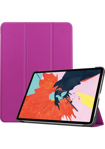 iPad Air 4th Gen 10.9 2020" Için, iPad Air 4 Kapağı, Otomatik Uyandırma/uyku Özelliğine Sahip Ince Stand Kapağı - Mor (Yurt Dışından)