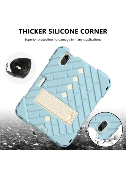 Ipad Mini 6 Için Tablet Pc Kasa Elmas Desenli Kalem Yuvası Omuz Askısı Üç Geçirmez Silikon Anti-Drop Tablet Pc Kılıfı Siyah (Yurt Dışından) modelleri