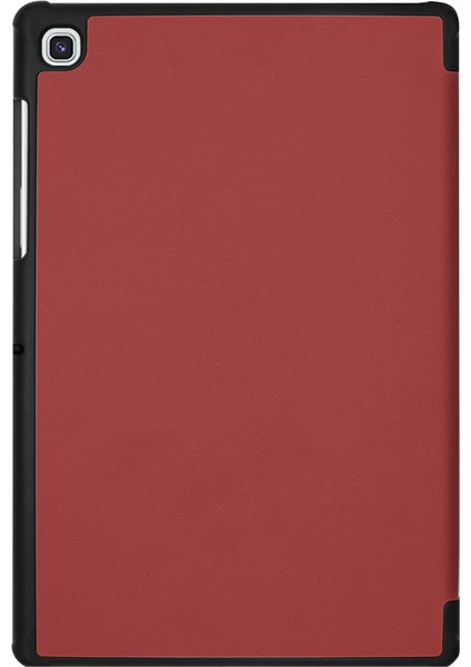 Galaxy Tab S5E Için Kapak, Akıllı Telefon Kılıfı Üç Katlı Stand, Otomatik Uyku/uyandırma Fonksiyonlu Ince ve Hafif Samsung Galaxy Tab S5E SM-T720 Için; SM-T725 Bordo (Yurt Dışından) fırsatları