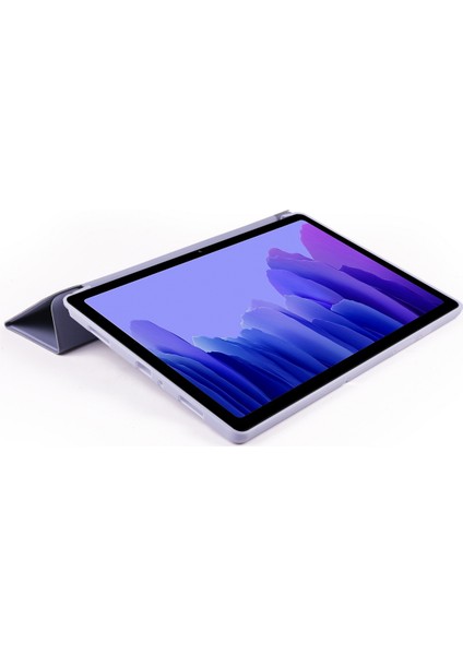 Samsung Galaxy Tab A7 Kılıfı 10.4" (SM-T500 T505), 10.4" Samsung Tab A7 Tablet 2020 Için Koruyucu Stand Kılıfı Kılıfı - Mor (Yurt Dışından)