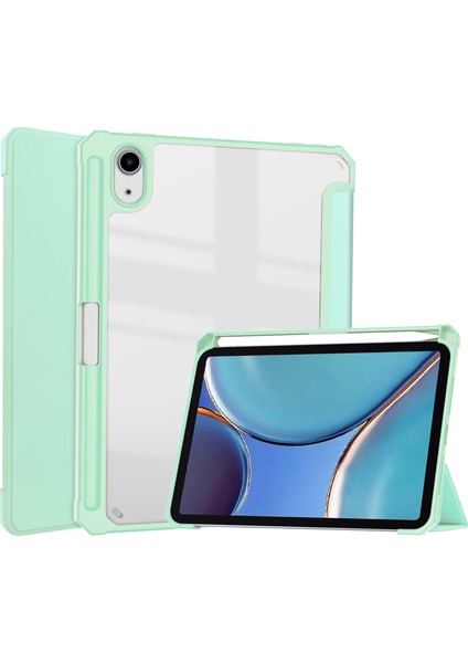 ipad Pro 11 Inç Için Wekity Ince Kılıf - [yerleşik Kalem Tutucu] Şeffaf Arkalı Darbeye Dayanıklı Kılıf (Yurt Dışından)