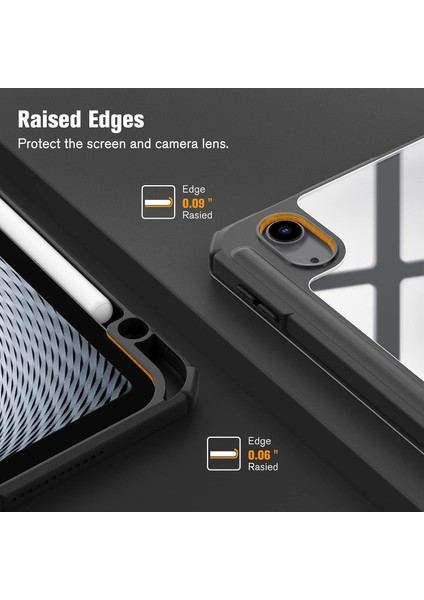 ipad Pro 11 Inç Için Wekity Ince Kılıf - [yerleşik Kalem Tutucu] Şeffaf Arkalı Darbeye Dayanıklı Kılıf (Yurt Dışından) modelleri