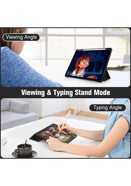 ipad Pro 11 Inç Için Wekity Ince Kılıf - [yerleşik Kalem Tutucu] Şeffaf Arkalı Darbeye Dayanıklı Kılıf (Yurt Dışından) fırsatları