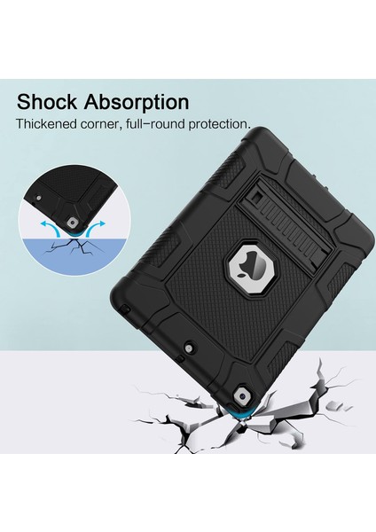 iPad Mini1 2 3 Için Kılıf, Ince Ağır Hizmet Darbeye Dayanıklı Sağlam Koruyucu Kılıf, Siyah (Yurt Dışından) modelleri