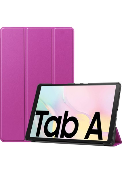 Samsung Tab A7 Kılıf 10.5" (SM-T500 T505), 10.5" Samsung Tab A7 Tablet 2020 Için Koruyucu Stand Kılıfı Sert Kabuk Kılıf Mor (Yurt Dışından)