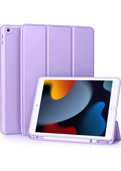 Wekity For ipad Pro 12,9 Inç Silikon Kılıf, Kalem Tutuculu ve Yumuşak Tpu Arka Kapaklı (Yurt Dışından)