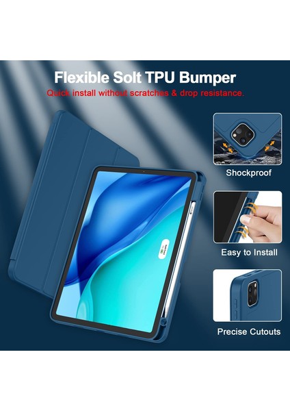 Yeni iPad Pro 11 Inç Kapak 2021(3. NESIL)/2020(2. Nesil) Kalem Tutuculu, Akıllı iPad Kılıfı [touch Id ve Otomatik Uyandırma/uyku Desteği] (Yurt Dışından) indirimleri