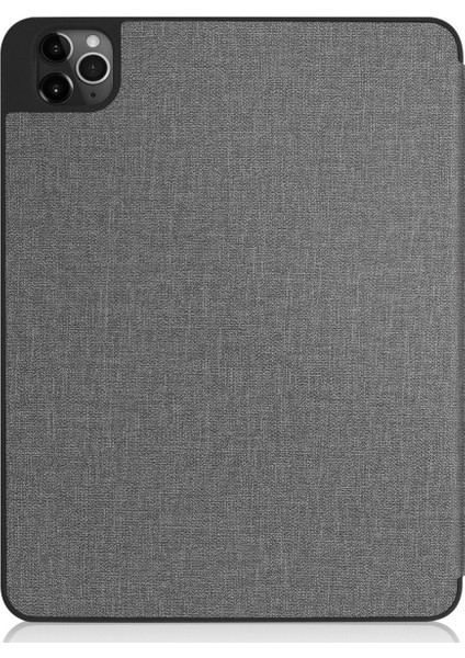 Yeni iPad PRO11 2020 Için 11 Inç Tablet Kılıfı Kalem Yuvalı Tpu Yumuşak Kabuk Uyku Kapağı - Gri (Yurt Dışından)