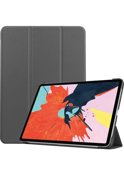 iPad Air 4. Nesil 10.9 2020" Için, iPad Air 4 Kapağı, Otomatik Uyandırma/uyku Özelliğine Sahip Ince Stand Kapağı - Gri (Yurt Dışından)