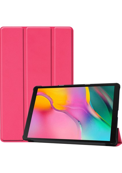 Galaxy Tab A 10.1 Kılıfı Için 2019 Model T510 T515, 10.1" Galaxy Tab A Tablet SM-T510 SM-T515 Için Ince ve Hafif Stand Kılıfı 2019'DA Piyasaya Sürüldü - Gül Kırmızısı (Yurt Dışından)