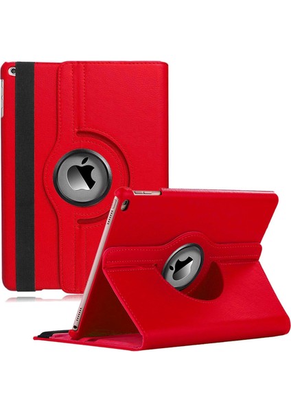 iPad Kılıfı Fit 2018/2017 iPad 9.7 6./5. Nesil - 360 Derece Dönen Otomatik Uyandırma/uyku Özellikli iPad Hava Kılıfı Kapağı, Apple iPad 9.7 Inç 2018/2017 ile Uyumlu (Kırmızı) (Yurt Dışından)