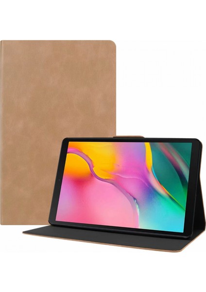 Galaxy Tab A 10.1 Kılıfı Için 2019 Model T510 T515, 10.1" Galaxy Tab A Tablet Için Ince Hafif Stand Kılıfı SM-T510 SM-T515 - Açık Kahverengi (Yurt Dışından)