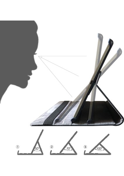 iPad Kılıfı Fit 2018/2017 iPad 9.7 6./5. Nesil - 360 Derece Dönen Otomatik Uyandırma/uyku Özellikli iPad Hava Kılıfı Kapağı, Apple iPad 9.7 Inç 2018/2017 (Eyfel Kulesi) ile Uyumlu (Yurt Dışından) modelleri