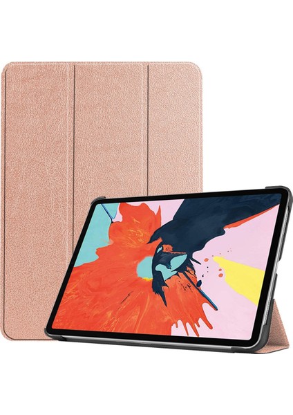 iPad Air 4. Nesil 10.9 2020" Için, iPad Air 4 Kapağı, Otomatik Uyandırma/uyku Özelliğine Sahip Ince Stand Kapağı - Pembe Altın (Yurt Dışından)