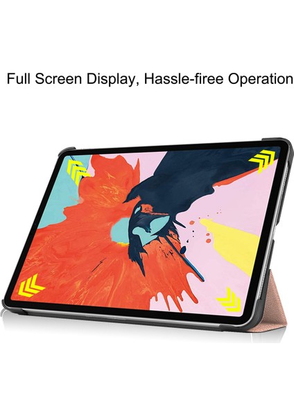 iPad Air 4. Nesil 10.9 2020" Için, iPad Air 4 Kapağı, Otomatik Uyandırma/uyku Özelliğine Sahip Ince Stand Kapağı - Pembe Altın (Yurt Dışından)