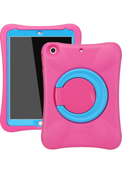 ipad Mini5 Için Çocuk Kılıfı - Hafif, Esnek Darbeye Dayanıklı, Katlanır Saplı Stand, ipad Mini5 Için Tam Gövde Erkek Kız Kılıfı, Pembe ve Mavi (Yurt Dışından)