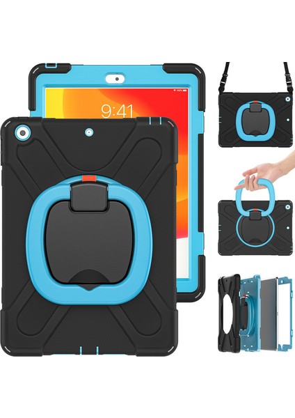 Wekity iPad Pro 9.7 Ekran Koruyuculu, Döner Standlı/kalemlik/omuz Askılı (Yurt Dışından)