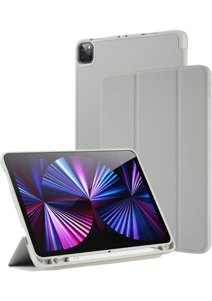 IPad PRO2020/21(11INCH), Akıllı Kapak Otomatik Uyandırma/uyku (Gri) ile Uyumlu Kılıf (Yurt Dışından)