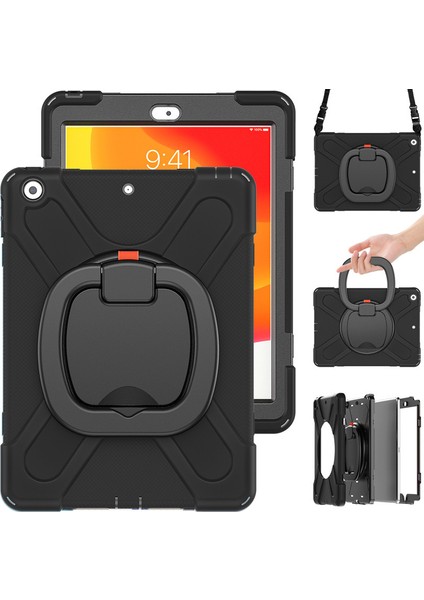 Wekity Ipad6 / Air2 Ekran Koruyuculu, Döner Standlı/kalemlik/omuz Askılı (Yurt Dışından)