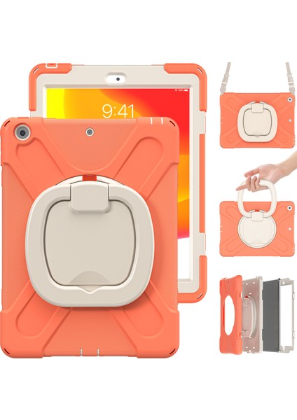 Wekity iPad PRO10.5/AIR 10.5 Ekran Koruyuculu, Döner Standlı/kalemlik/omuz Askılı (Yurt Dışından)
