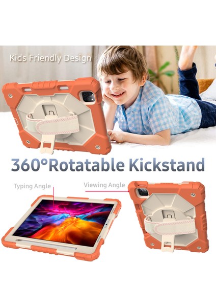 Apple iPad 11 Inç (2018/2020/2021/) 10,9 Için Geçerli, Kalem Yuvalı, Düşmeyi Önleyen Tablet Kılıfı (Yurt Dışından) modelleri