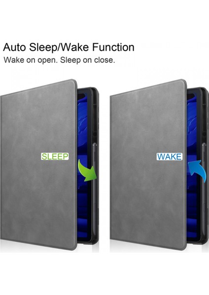 Samsung Galaxy Tab S7 Plus S7 Plus 2020 Için 12,4 Inç S Kalem Standlı, Yumuşak Tpu Akıllı Stand Arka Kapak Otomatik Uyandırma/uyku, Gri (Yurt Dışından) fiyatları