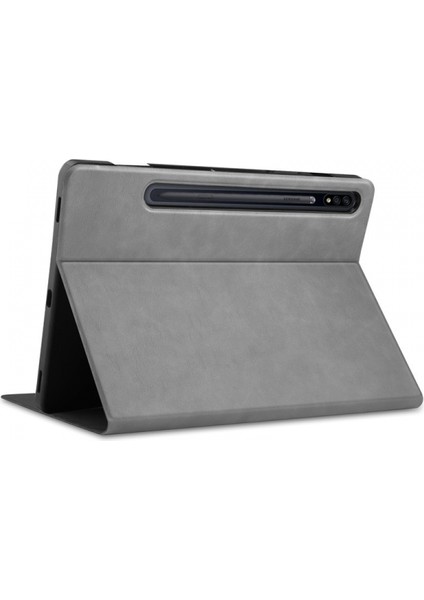Samsung Galaxy Tab S7 Plus S7 Plus 2020 Için 12,4 Inç S Kalem Standlı, Yumuşak Tpu Akıllı Stand Arka Kapak Otomatik Uyandırma/uyku, Gri (Yurt Dışından) modelleri