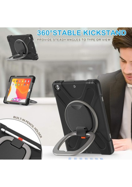 Wekity iPad Pro 9.7 Ekran Koruyuculu, Döner Standlı/kalemlik/omuz Askılı (Yurt Dışından) modelleri