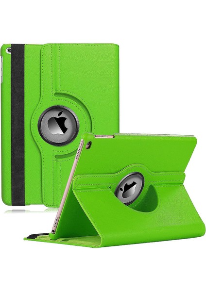 iPad Kılıfı Fit 2018/2017 iPad 9.7 6./5. Nesil - 360 Derece Dönen Otomatik Uyandırma/uyku Özellikli iPad Hava Kılıfı Kapağı, Apple iPad 9.7 Inç 2018/2017 ile Uyumlu (Yeşil) (Yurt Dışından)