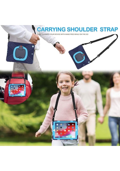 Wekity Ipad6 / Air2 Ekran Koruyuculu, Döner Standlı/kalemlik/omuz Askılı (Yurt Dışından) fırsatları